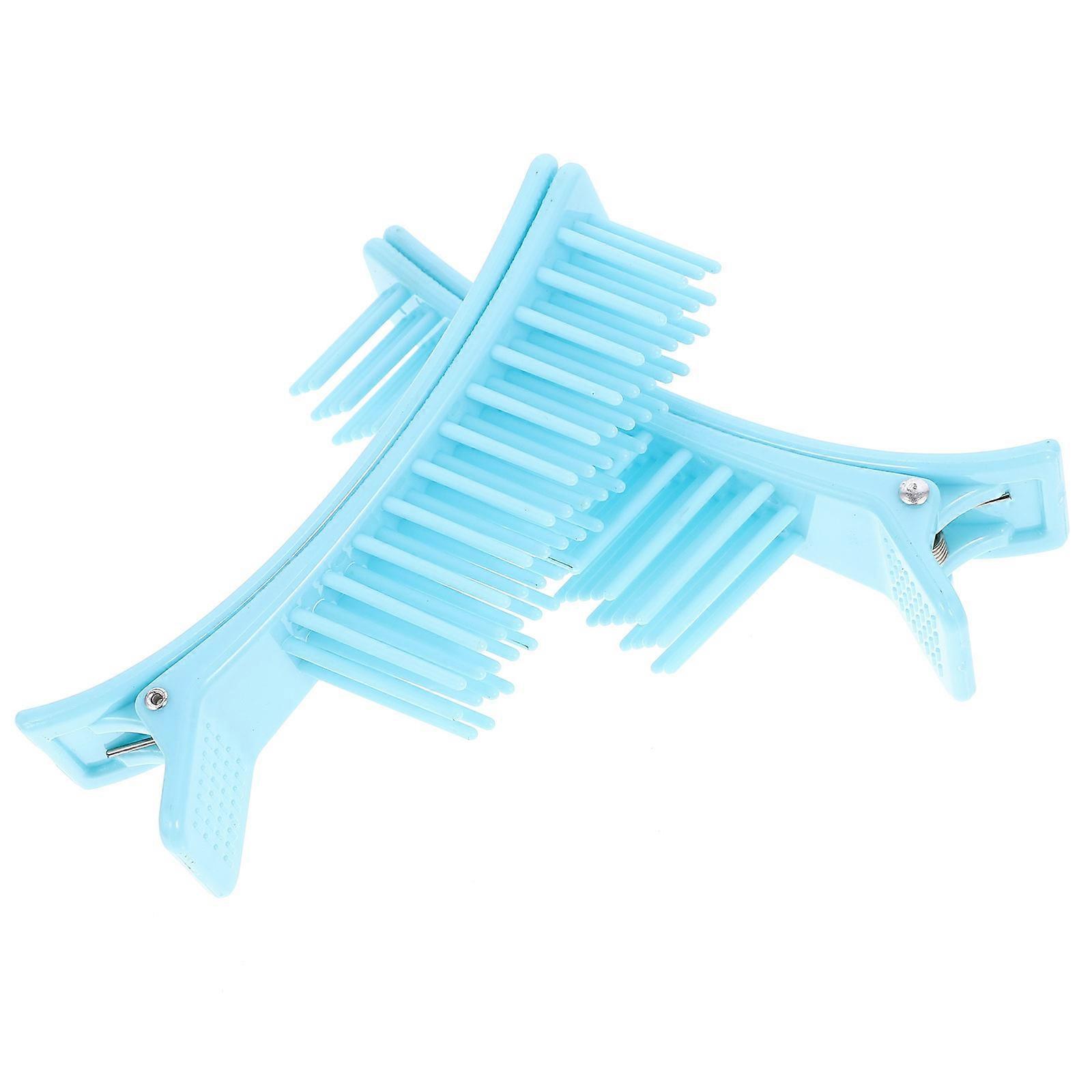 Haarclips Bulk Multi Functie Haarknipclips Thuisgebruik Klein Formaat Blauw 2Pack