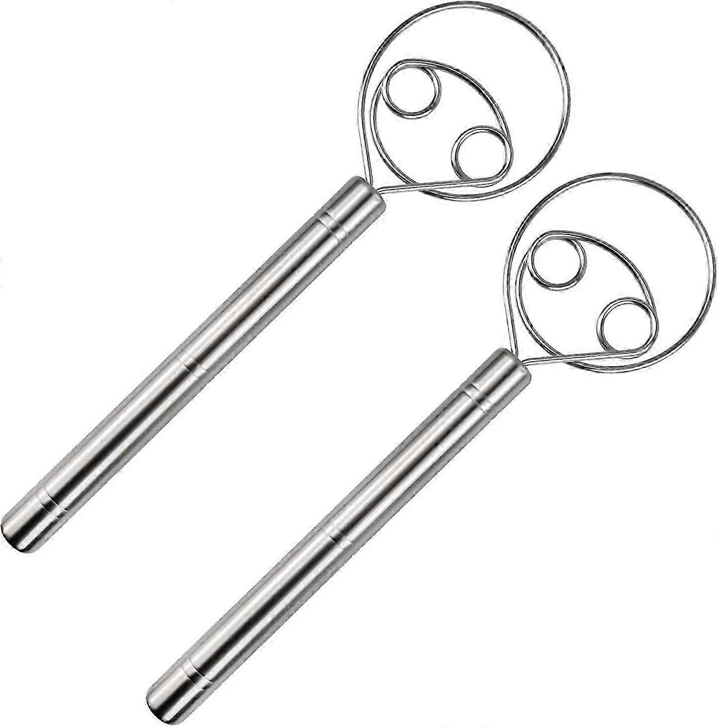 Stainless Steel Danish Dough Whisk - Professional Bread Whisk Tool for Baking and Mixing Dough with Ease