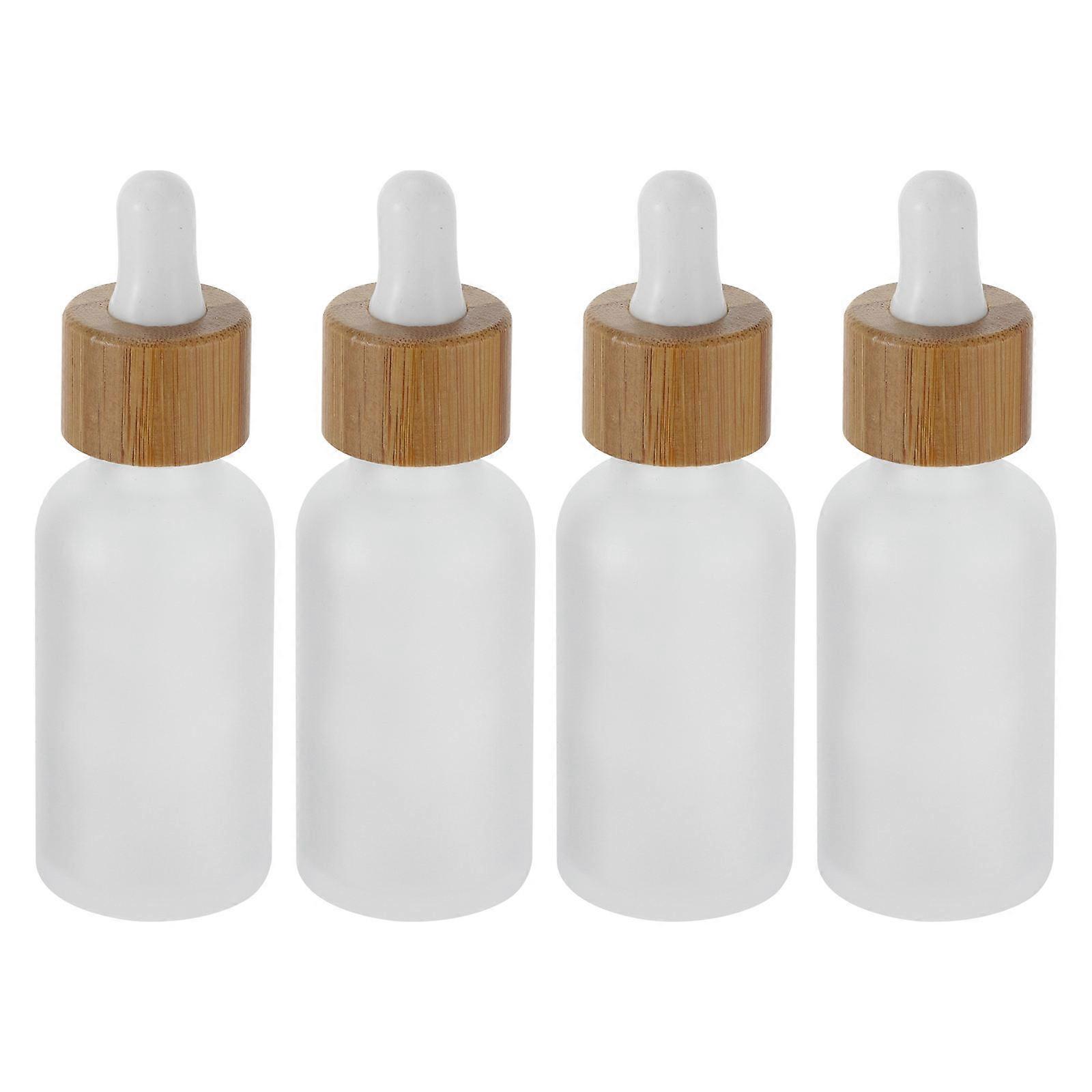 Mini Liquid Bottle 4Pcs Best For Travel Size Practical Use 30ml Easy To Press Liquid Dispensing Dropper