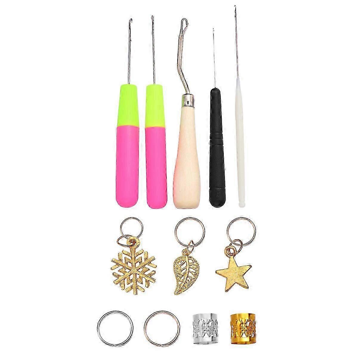 Dreadlocks Crochet Hook Kit, Reliable Tool for Unique Hair Braiding Techniques