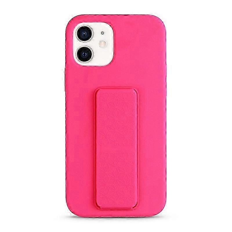 For iPhone 12 Liquid Silicone Holder Phone Case