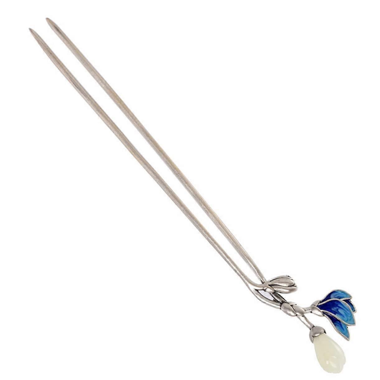 Hairstick in Chinese Style Hair Accessory Glazed and Cloisonn Hair Styling for Women