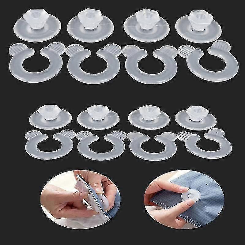 Practical 8-Piece Comforter Gripper Set for Securing Blankets and Duvets