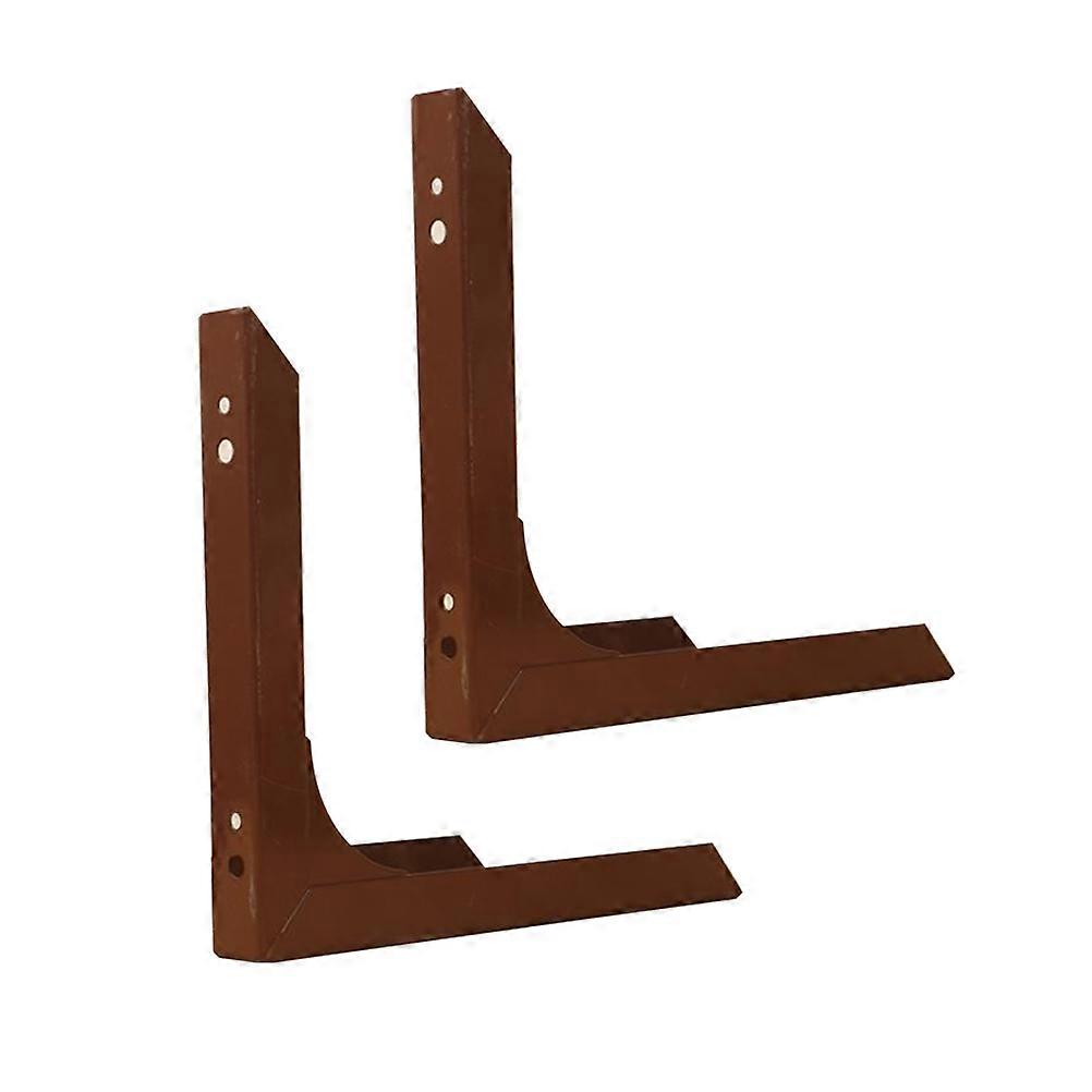 Traditional Buddhist Storage Rack 2Pcs Dark Red Support Bracket for Adults Suitable for Home Use and Religious Display