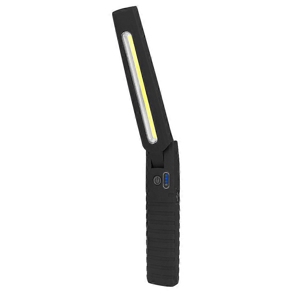 Rechargeable Camping Lamp with Builtin Magnet for Illumination and Outdoor Use Black ABS 180 Degree Rotate Design