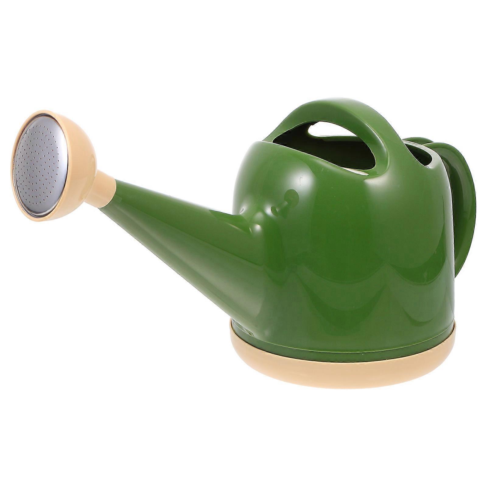 Watering Can For Plants Large Capacity 36X24Cm Green Color Water Sprinkler Tool 1Pc