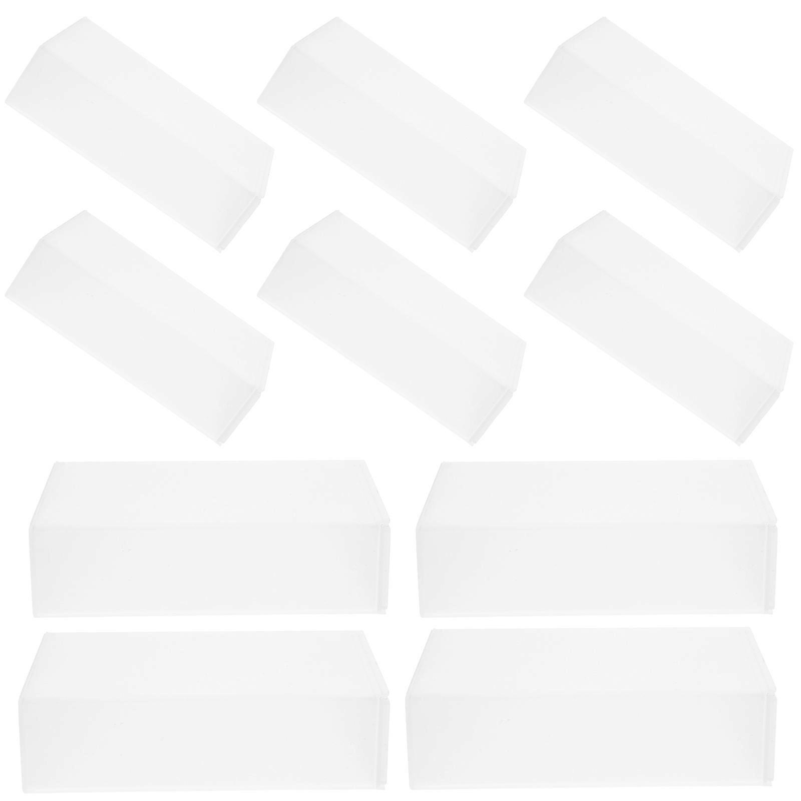 1 Set of Small Plastic Storage Boxes with Lid Bead Organizer and Travel Data Line Box with Labels