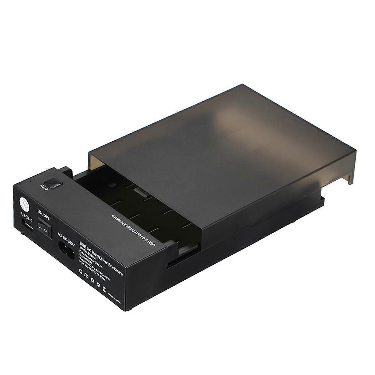 USB 3.0 2.5Inch 3.5Inch SATA HDD Enclosure Portable SSD HDD Case Support UASP Backup UK Plug