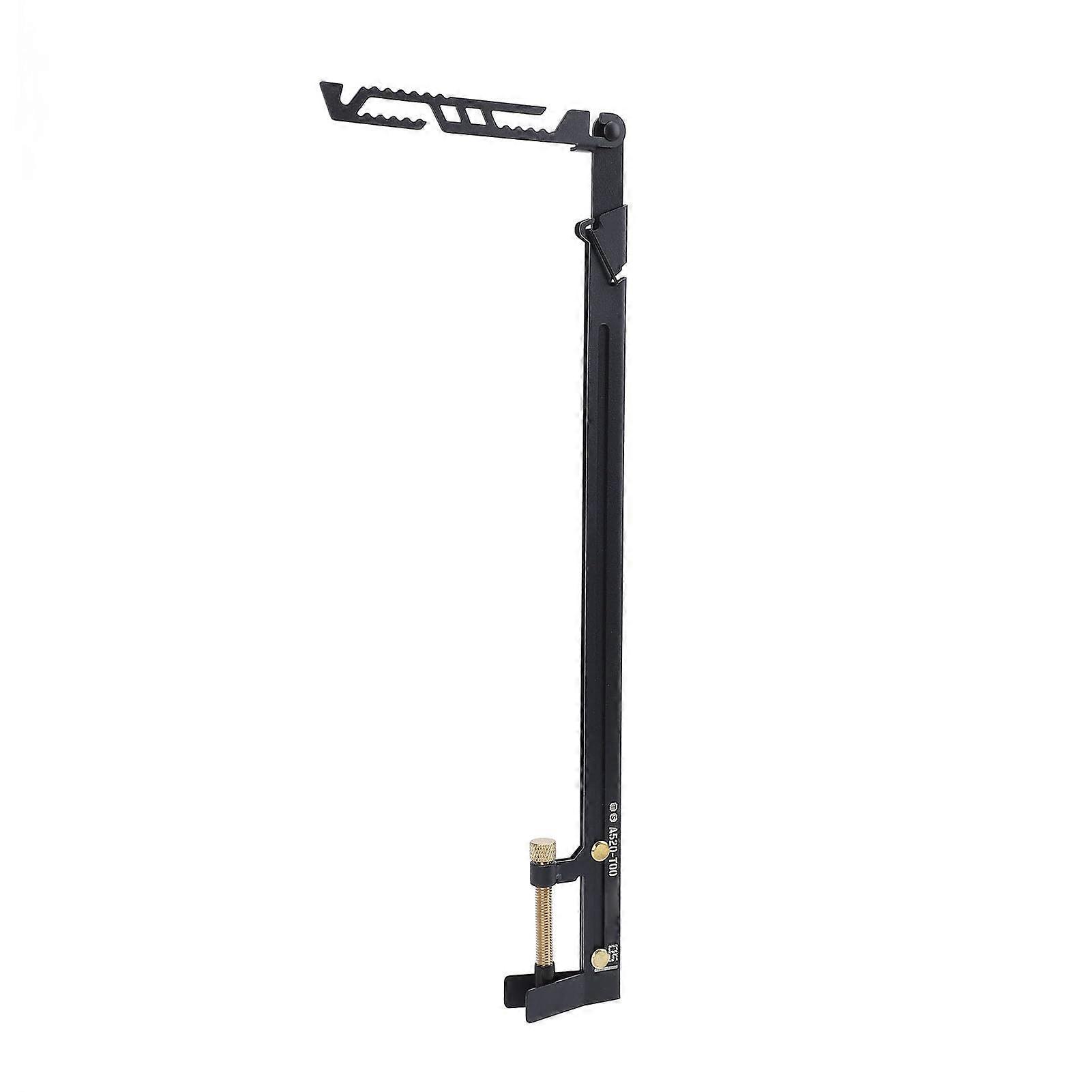 Camping Lantern Stand Pole - Stainless Steel Telescopic Lantern Holder for 0-28 mm Thick Desktop, 1.5 kg Capacity