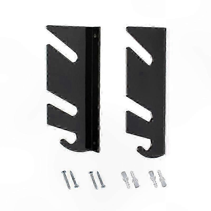Acrylic Wall Mount Rack for Skateboards and Longboards with Hook Hangers