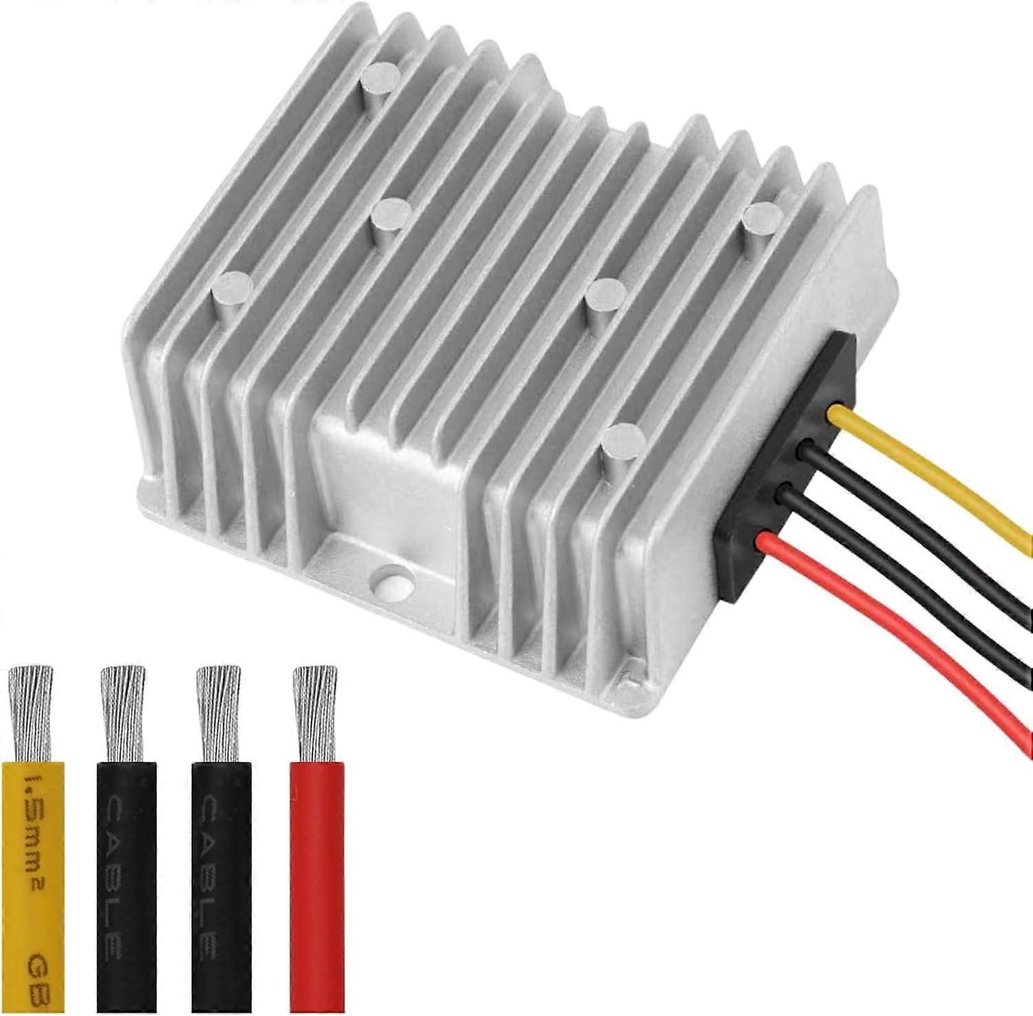 Voltage Converter 24 V to 12 V 15 A, DC DC Converter 24 to 12, Voltage Limiter 12, Step Down Power Supply Buck Converter