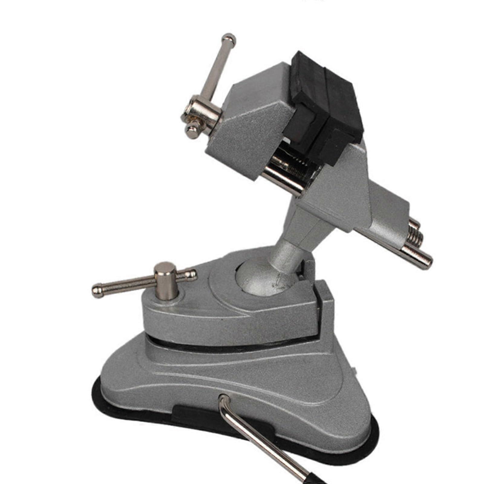 360 Degree Rotating Clamp For Desktop Workholding With Suction Cup Base For Secure Workpiece Holding On Desktops