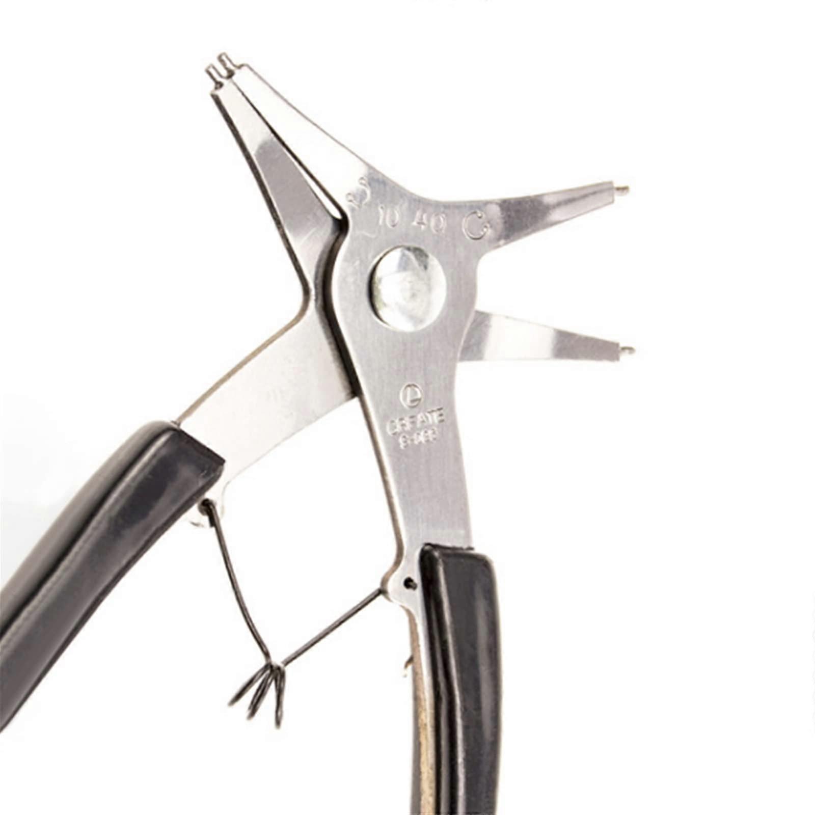 Snap Ring Pliers, 1 Piece, Multi-Purpose Internal and External Circlip Removal Tool, Durable Steel Construction