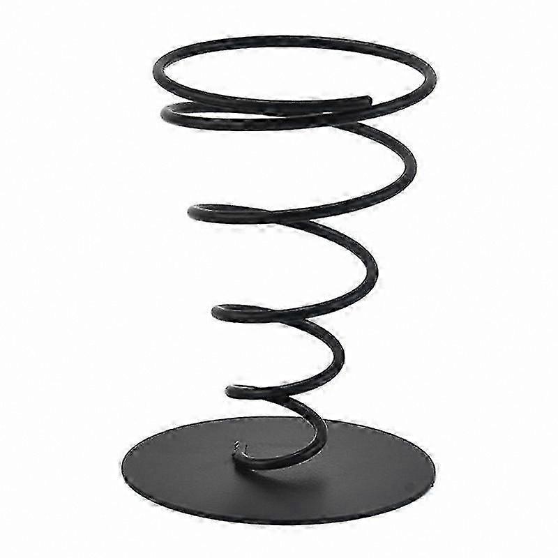 Multi-purpose Wrought Iron Cone Snack Display Stand for French Fries and Appetizers with Rust-resistant Design-ZZY