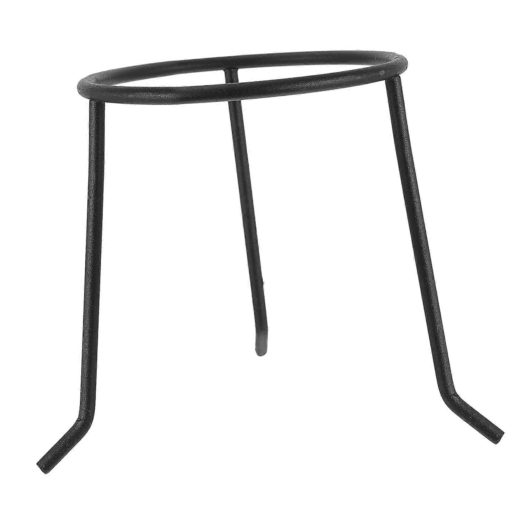 Chemistry Lab Tripod Stand Alcohol Lamp Holder Iron Material for Fast Safe Experiments