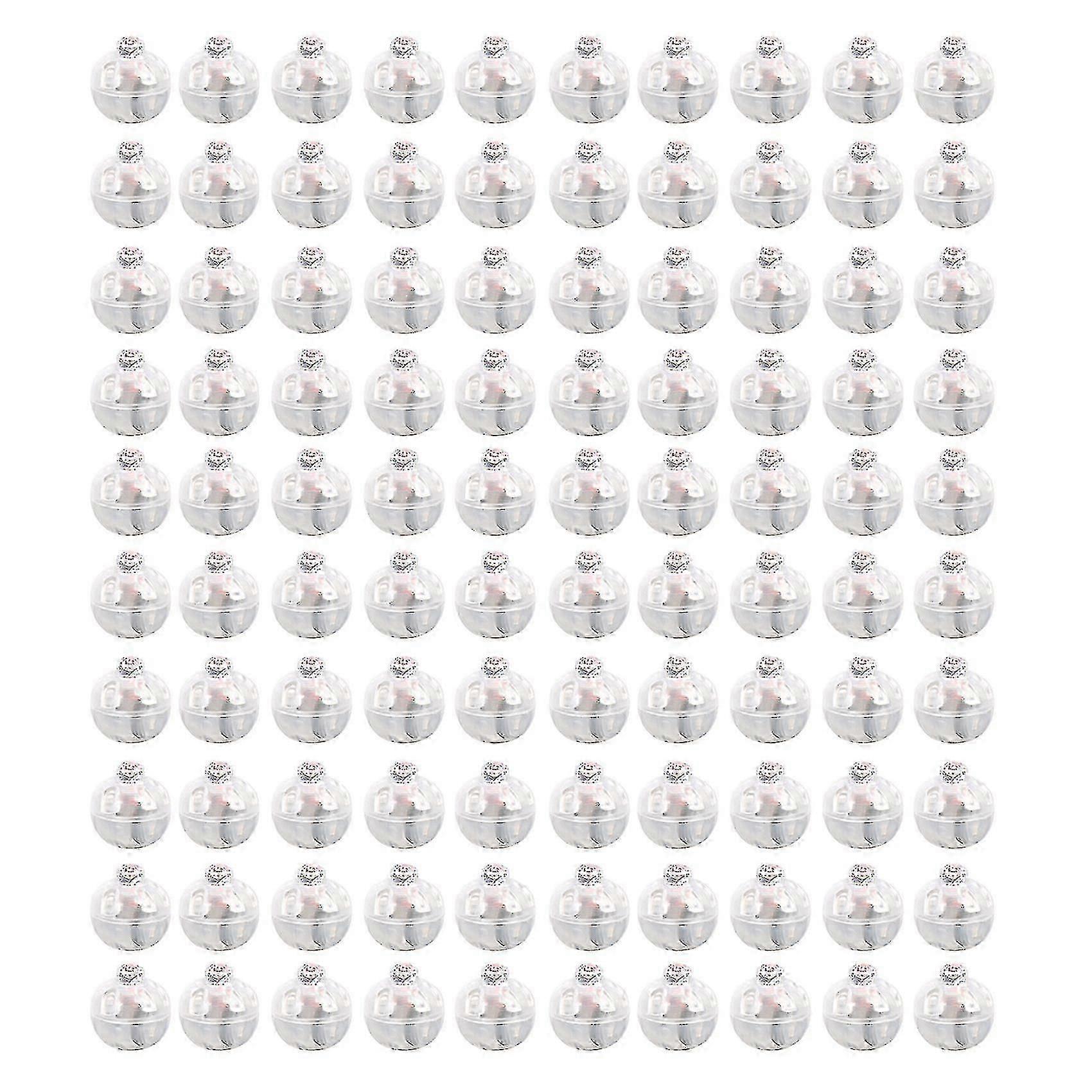 100-Pack Round LED Flash Balloons for Parties and Events