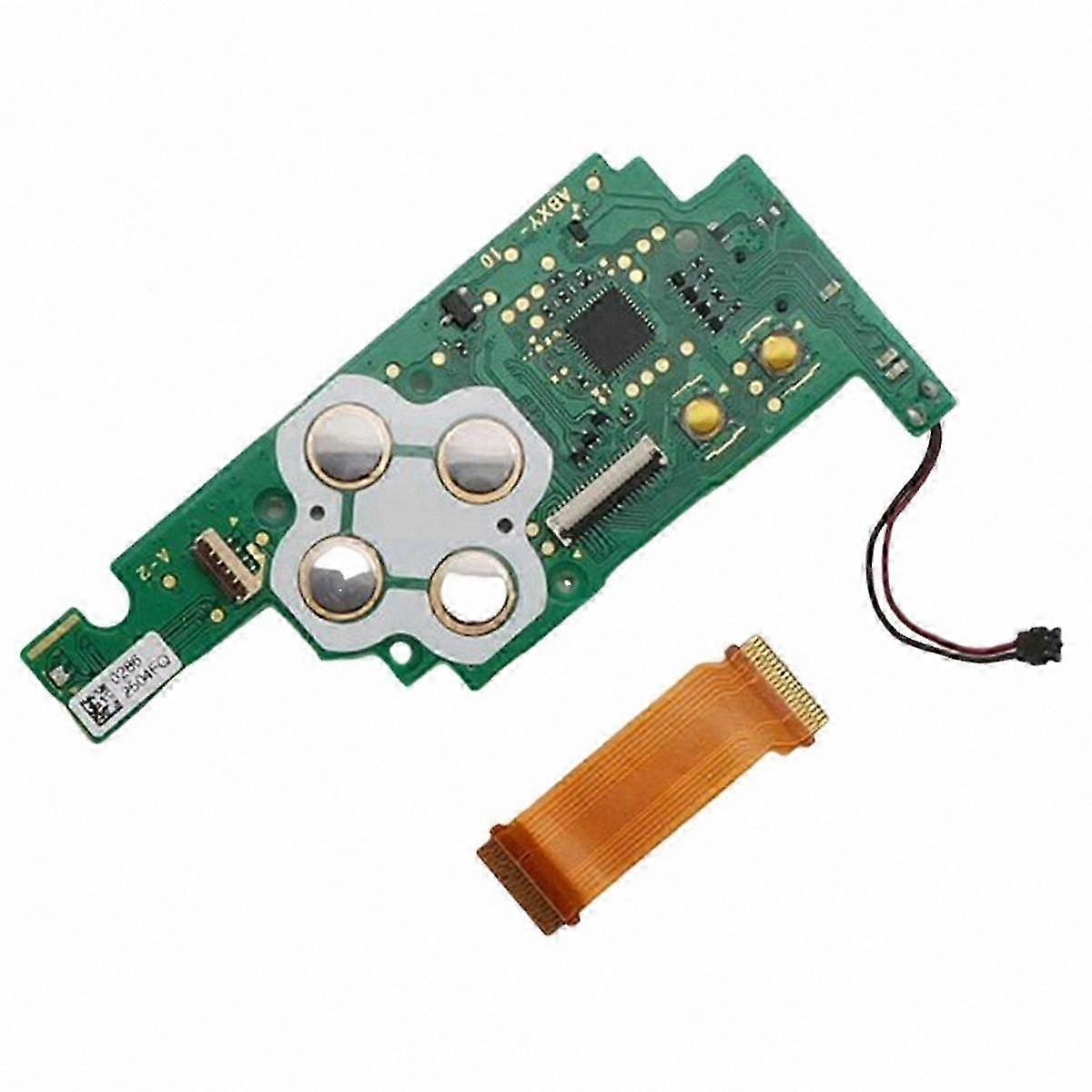 Power Switch Board with Flex Cable for ABXY Keypad PCB Replacement