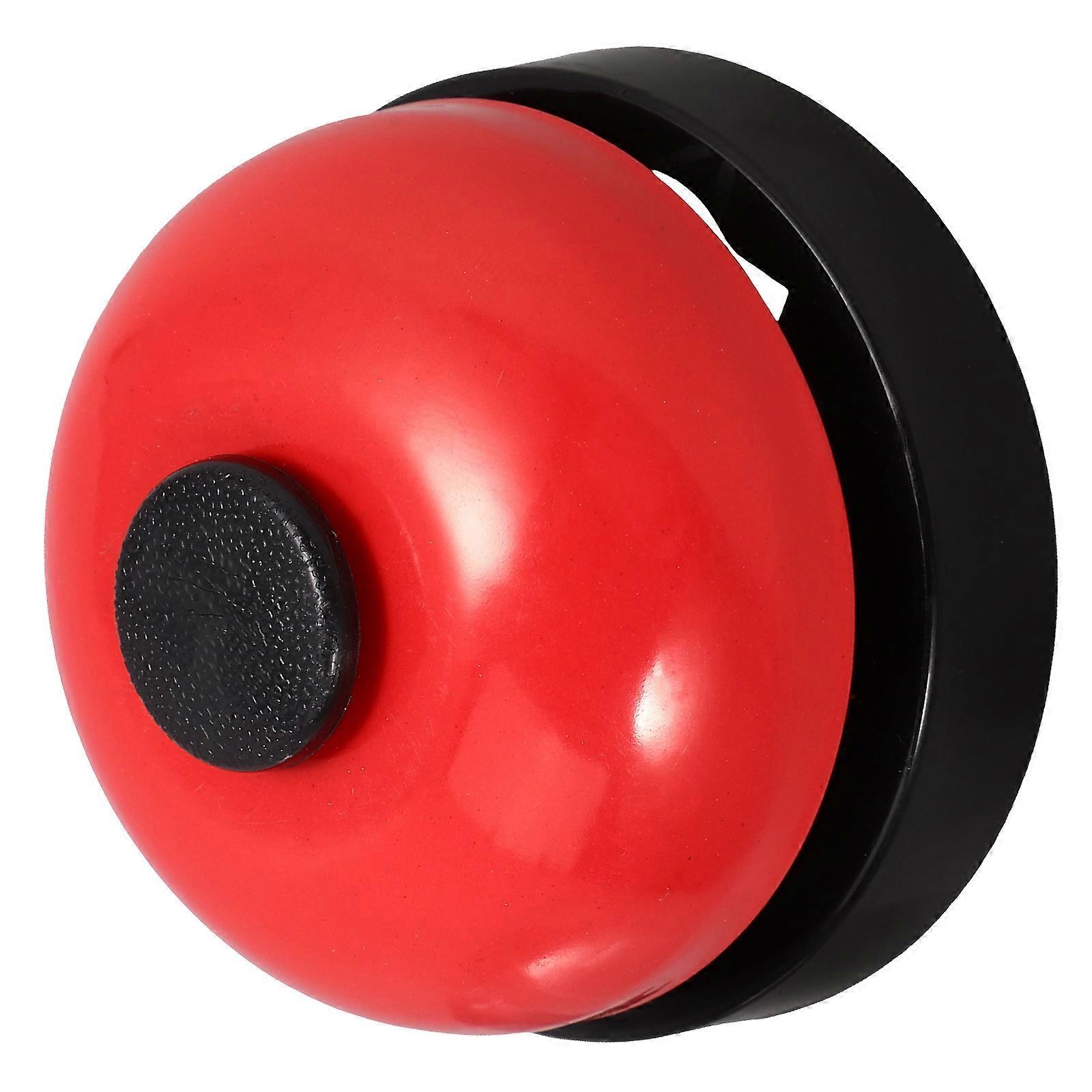 Desk Bell for Service Dog Training Classroom Educational Tool Red Alloy for Auditory Response Enhancement 1Pcs