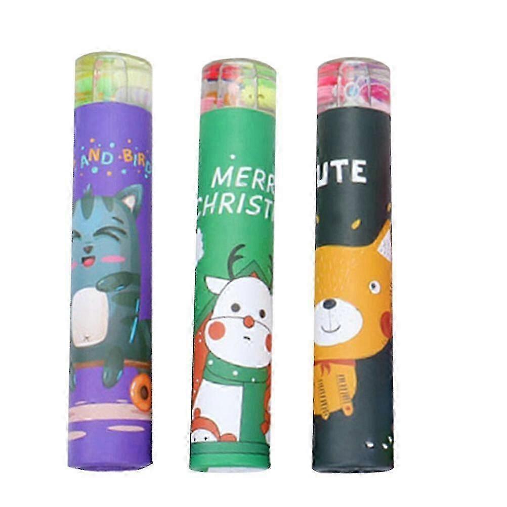 3-Piece Cartoon Kaleidoscope Assortment - Random Style Educational Creative Plaything for Children