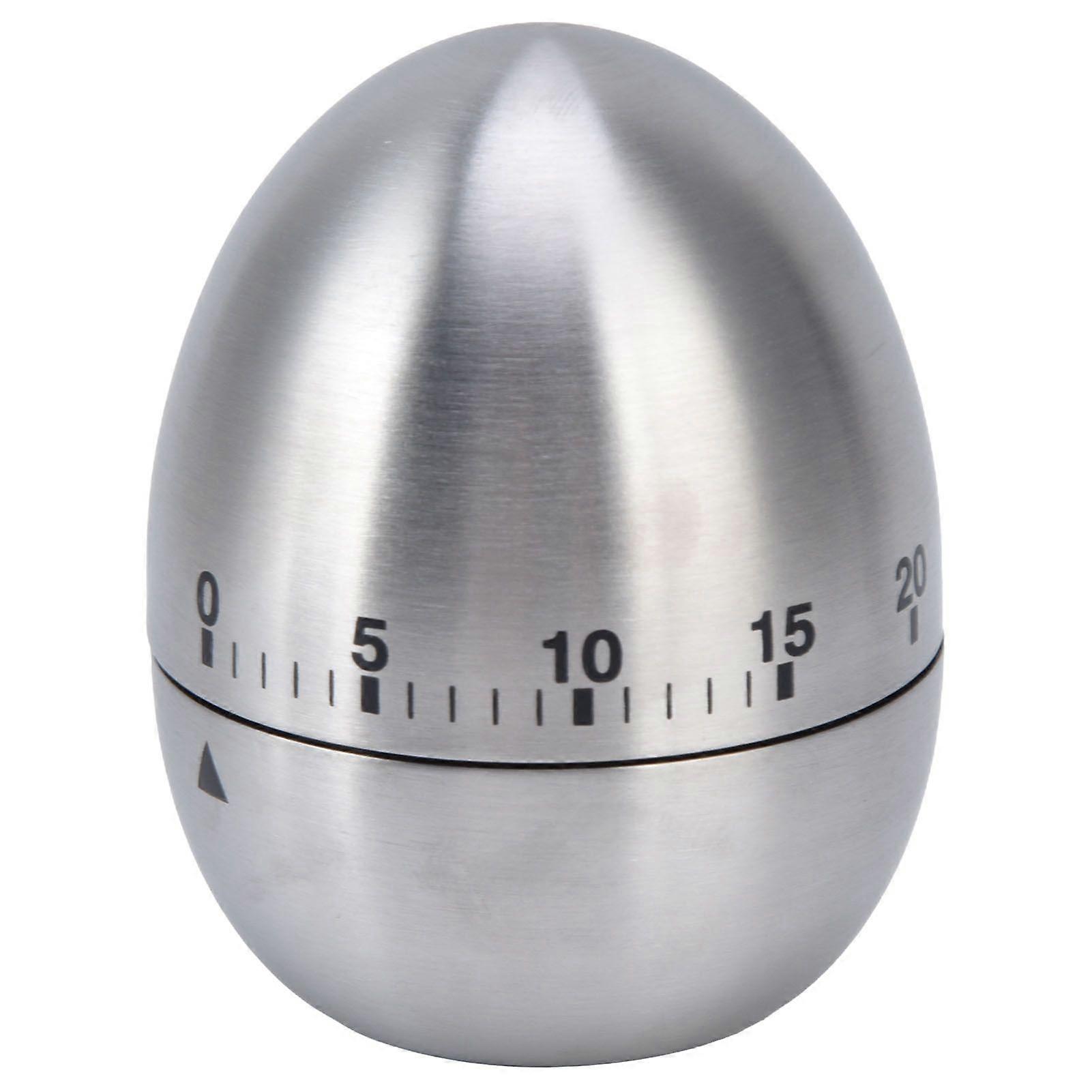Egg-shaped kitchen timer, transparent scale design, manual, mechanical, 60-minute baking time reminder in the kitchen