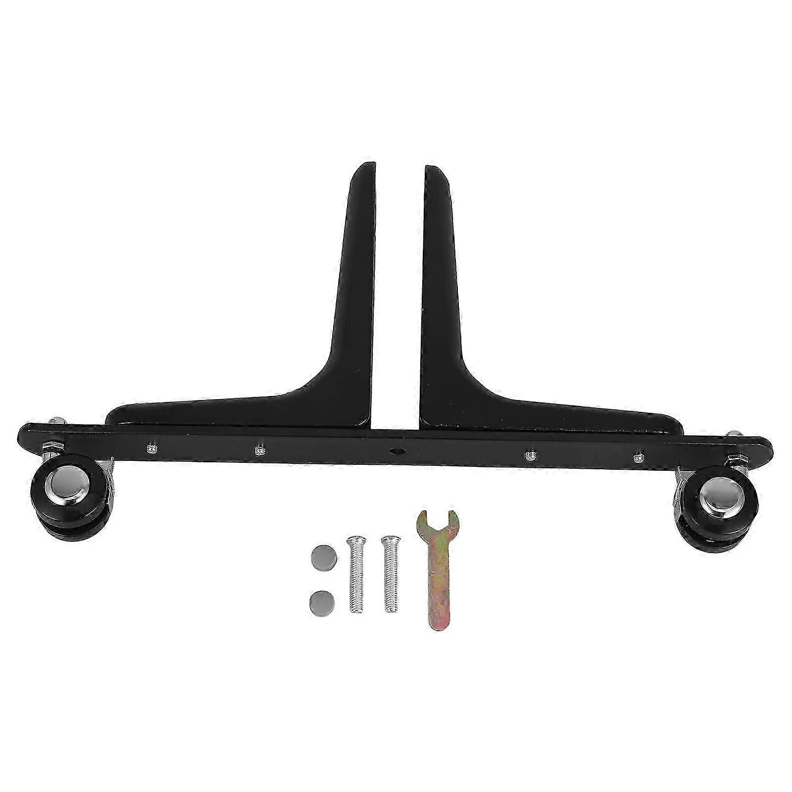 Garden Divider Screen Feet Holder Adjustable Partition Base Movable Wheel For Patio Divider 42.00X26.00X4.20CM Black Privacy Way 1Set
