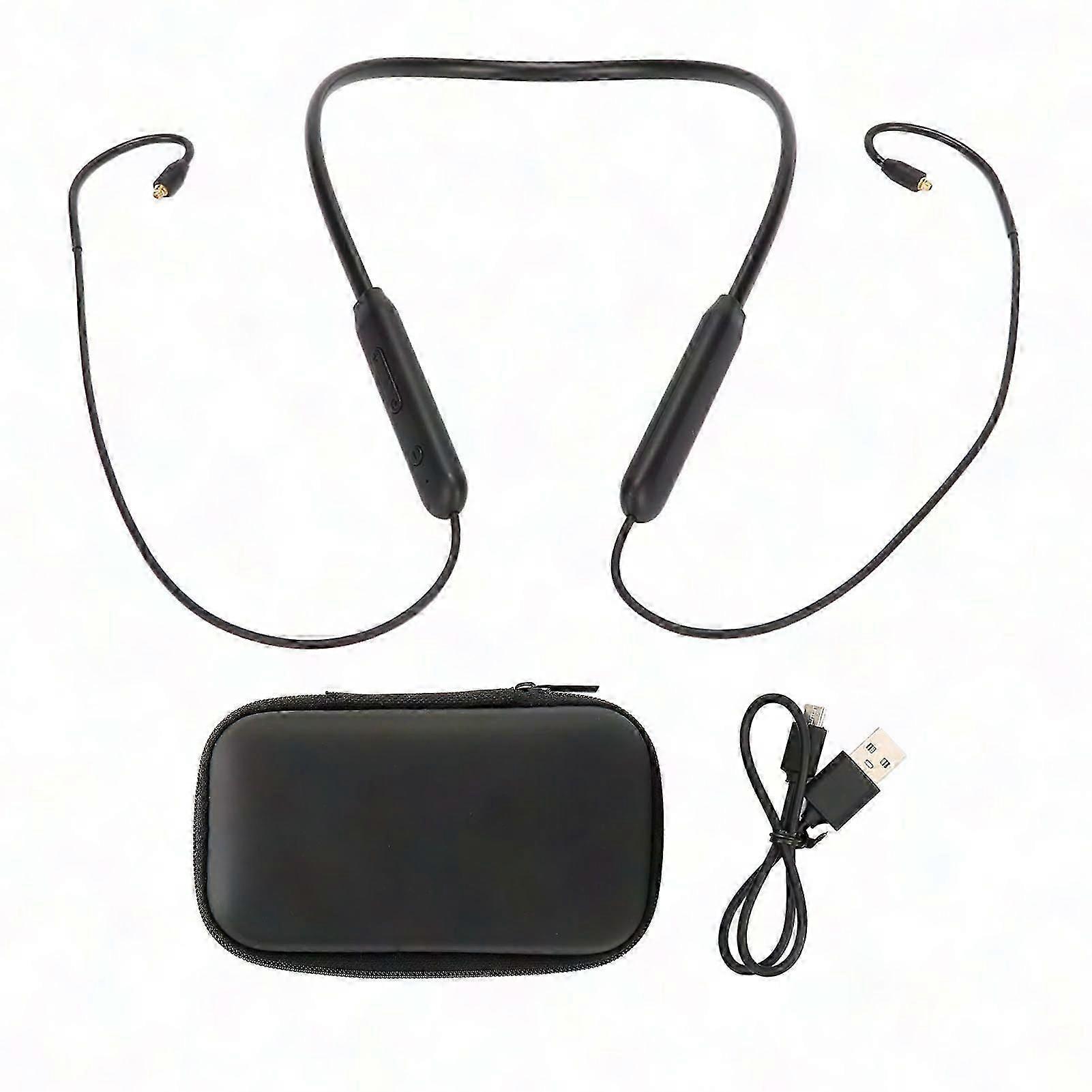 Bluetooth MMCX Wireless Adapter Cable with Mic, Low Latency, Remote Control