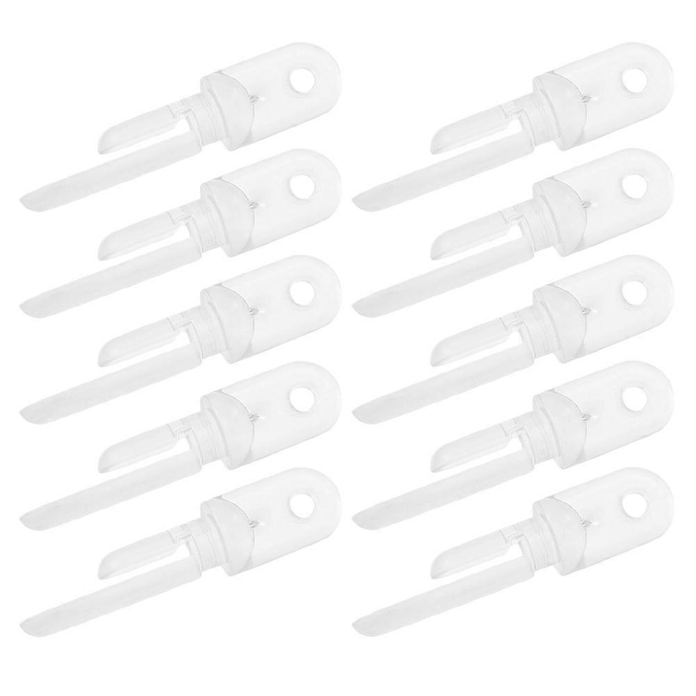 10pcs Replacement Plastic Blind Wand Tip for Horizontal Window Shutters – Easy DIY Repair Hardware for Interior Blinds with Precision Design