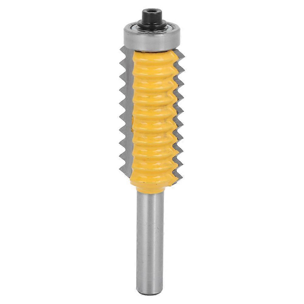 8 Shank Woodworking Cutter Rail Stile Router Bit Line Wave Type Wood Milling Knife(Multi Tooth Woodworking Cutter 8 x 41 )