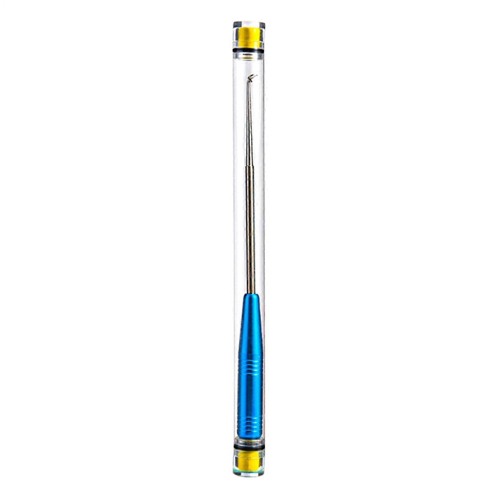 Hook Remover Tool Fishing Hook Disconnect Extractor Non-Slip Ergonomic Handle Quick Detacher Tool Adult Size Blue