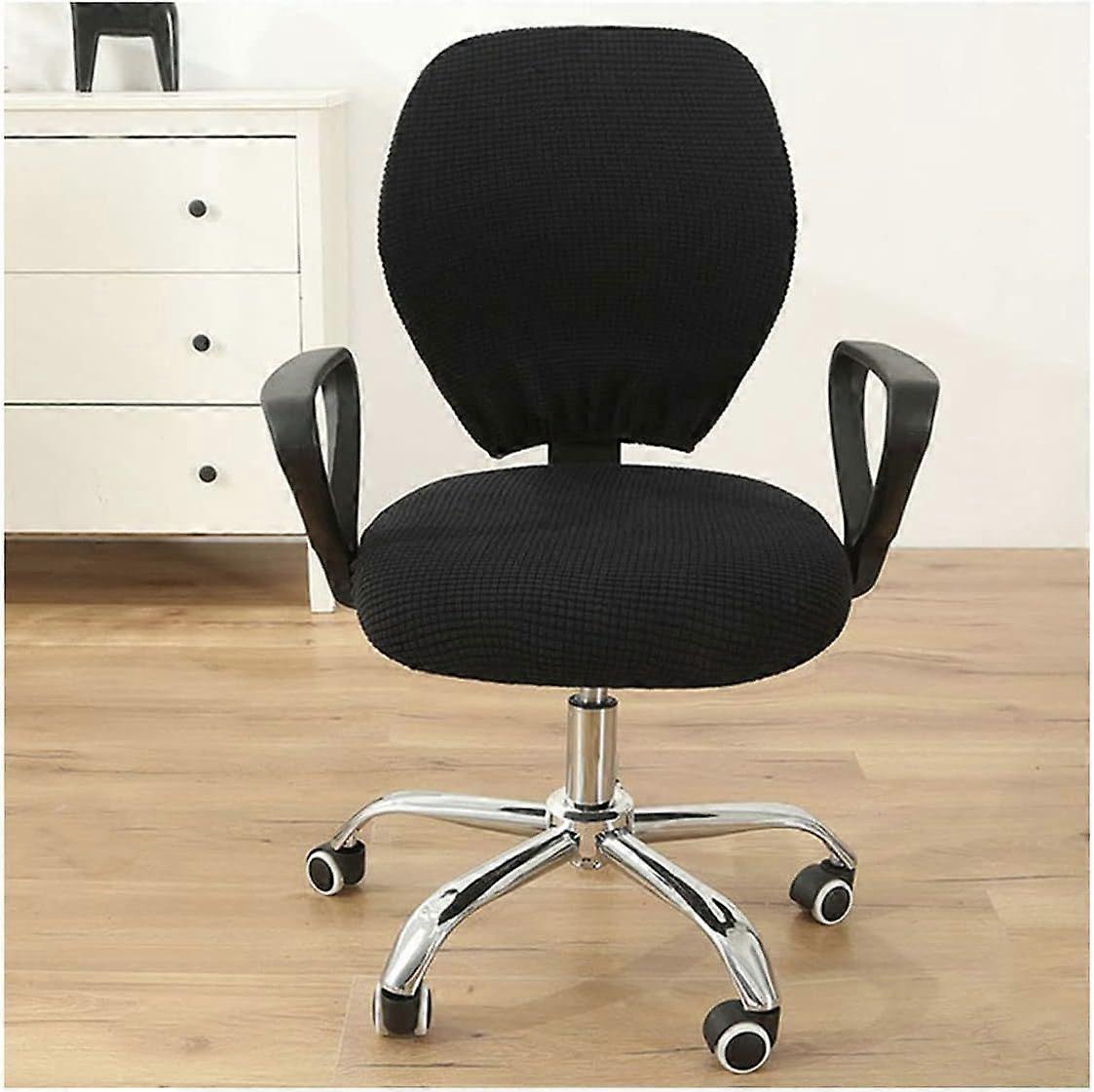 Elastic Office Computer Chair Covers Swivel Rotate Back Seats Slipcover Office