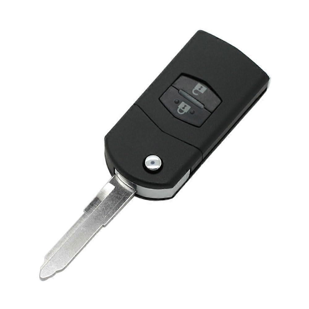 Replacement Key Shell For Mazda 2 Flip Key Fob, ABS Plastic, Easy Install, PG536A Compatible