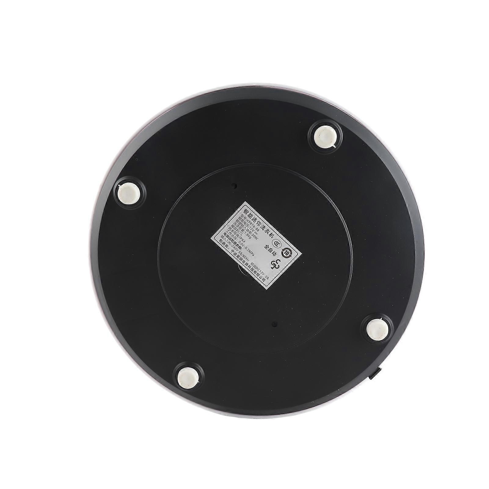 Compact White Mini Washing Machine 1.66kg ABS for Dorms