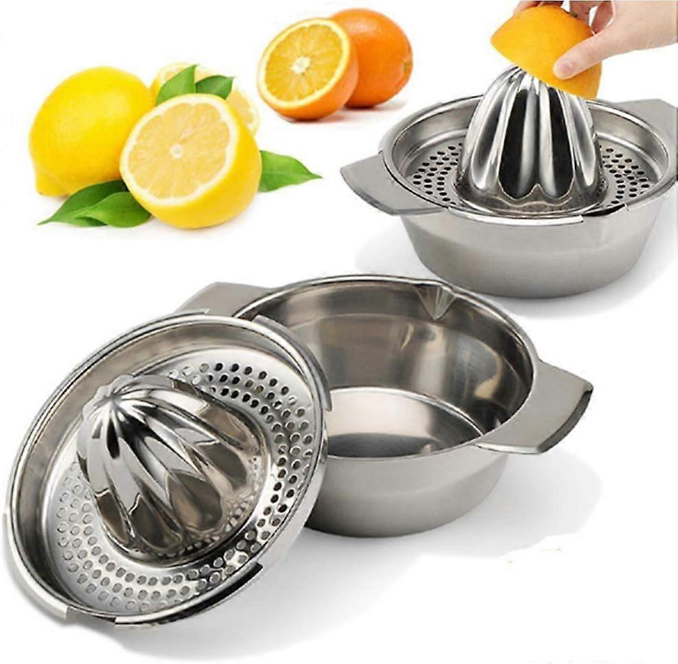 Lemon citrus press with container stainless steel lemon press orange press