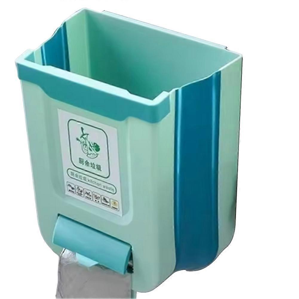 Kitchen Folding Trash Can Wall Mounted Trash Can Kitchen Cabinet Door Mounted Trash Can Folding Trash Can for Vehicles B