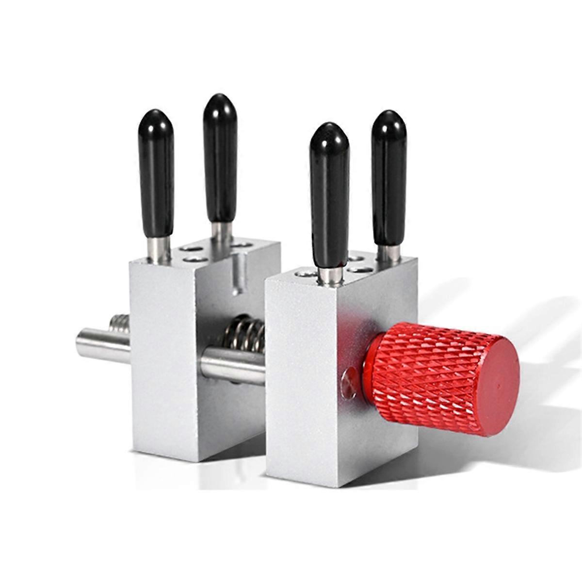 Model Clamping Tool Handheld Mini Bench High-Precision Split Bench Vise Seamless Clamping Model Building Tool Red