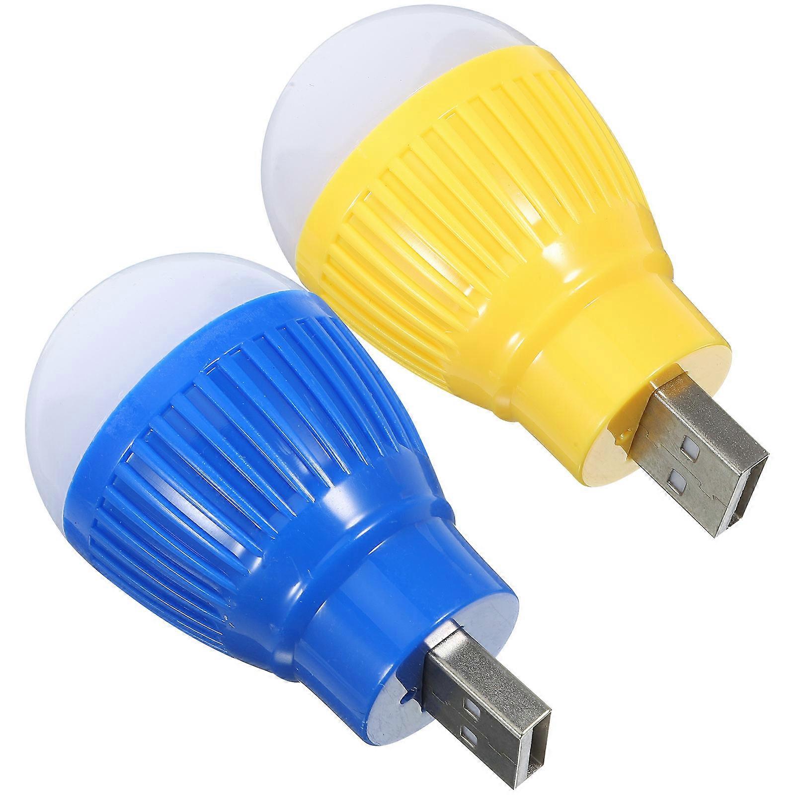 USB Light Bulb LED Night Light for Lighting Mini Portable Bulb Lamp