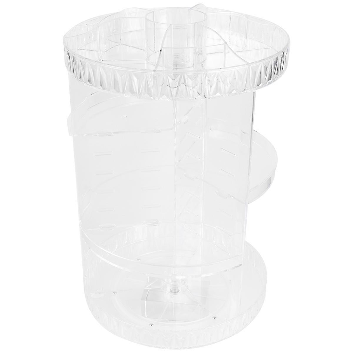 Rhinestone Texture Cosmetics Shelf for Acrylic Rotative Storage Box