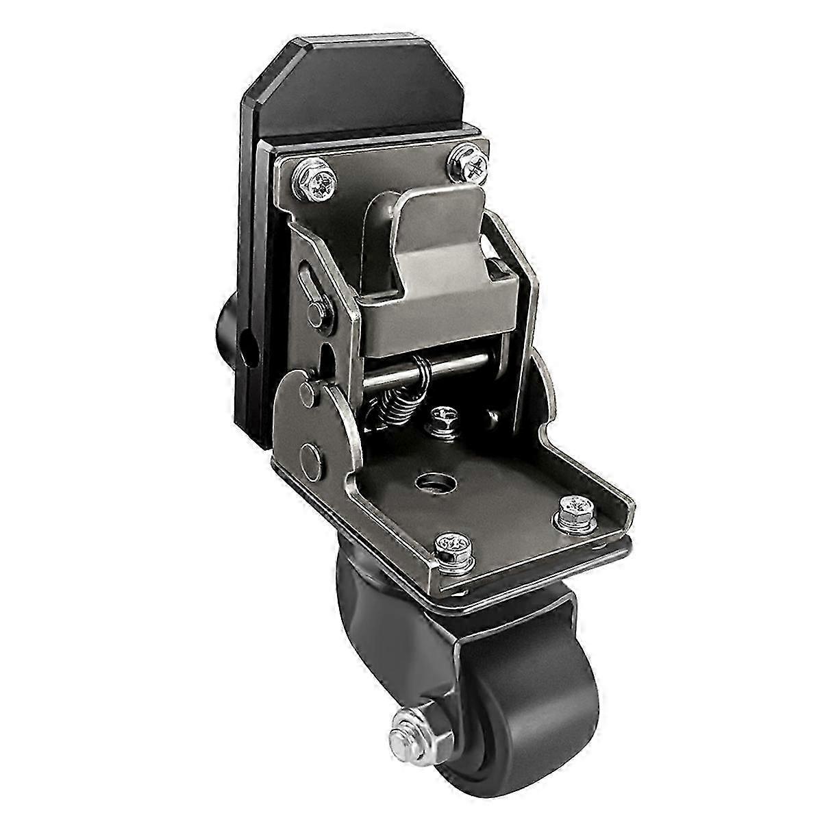 Front Wheel Structure Packaging Toolbox with Rolling Casters for Easy Navigation