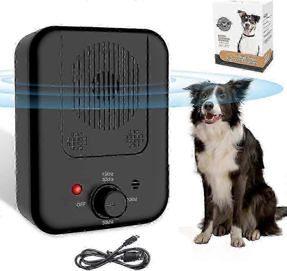 Ultrasonic Dog Barking Control Humane Bark Deterrent with 3 Frequency Options Waterproof and Rechargeable for Lasting Peace Effective for All Dogs