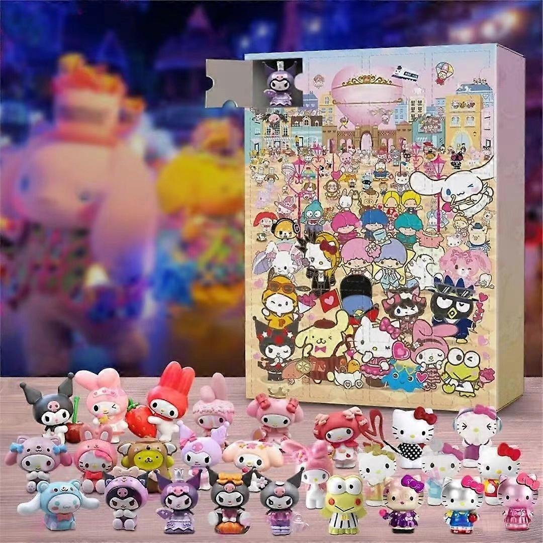 New KT cat advent calendar box Sanrio 24 pieces Christmas day blind box