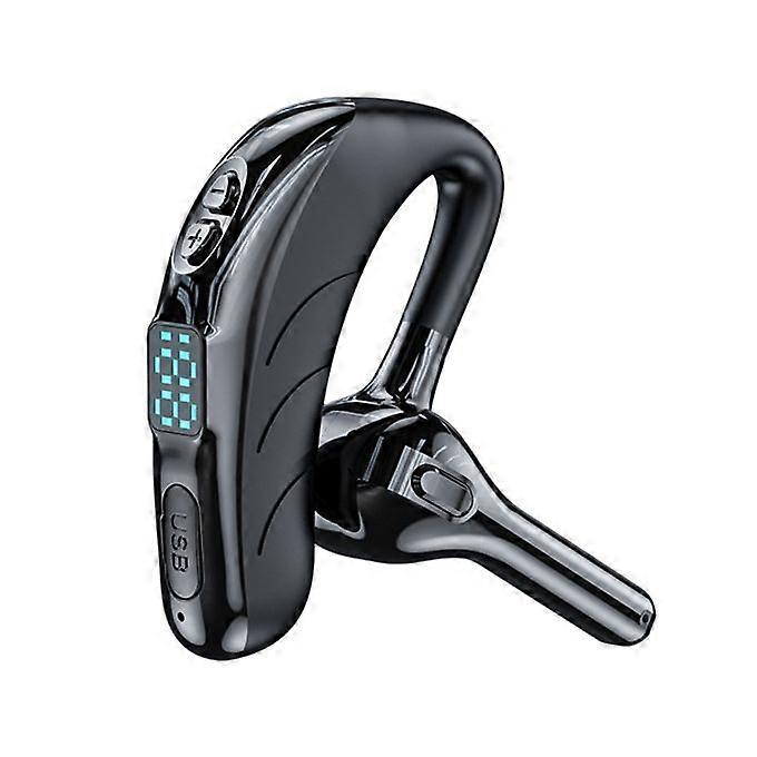 X13 Bluetooth-kompatibel 5.0 øretelefon håndfri LED-sort
