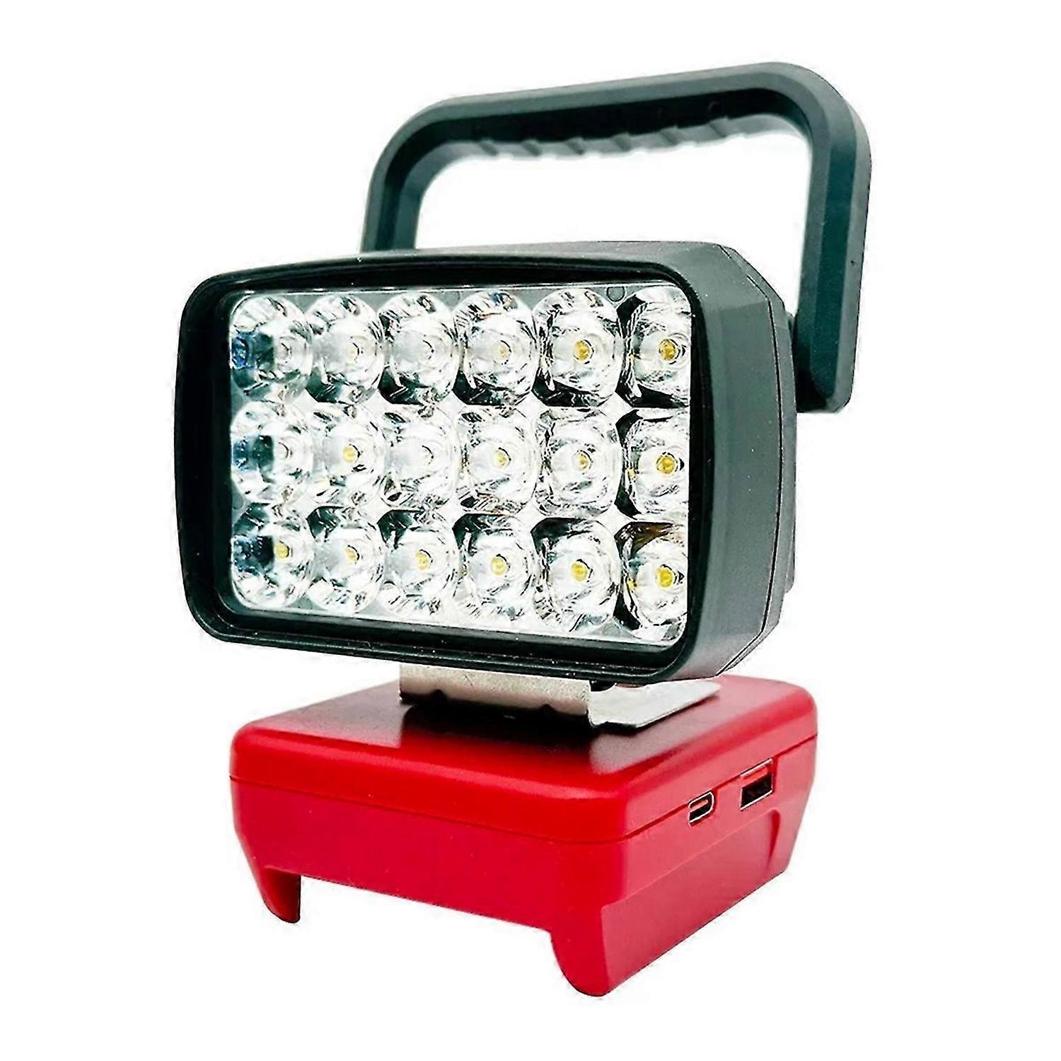 18 Beads LED Work Light Portable Lantern Lamp Spotlight Torch for 18V Li-Ion Battery 48-11-1835 48-1