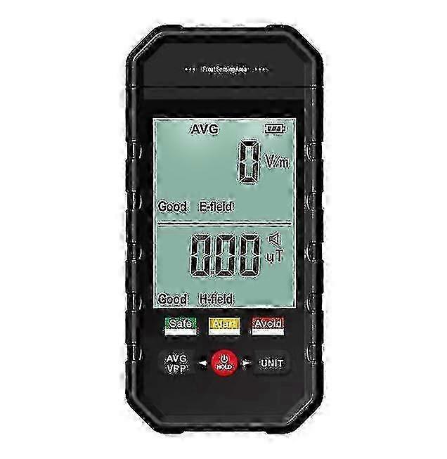 Large-screen Electromagnetic Radiation Detector Radiation Level Assessment Sound And Light Red Screen Alarm f26 2025