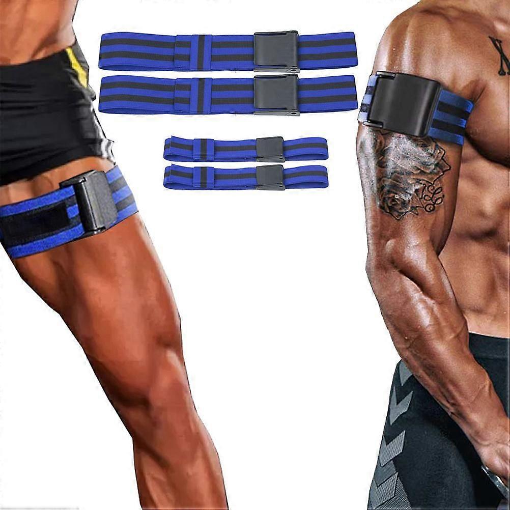 2 Pack Fitness Exercising Bands Strap Arm Muscle Training Bands Weightlifting Muscles Blood Flow Restriction Elastic Bands