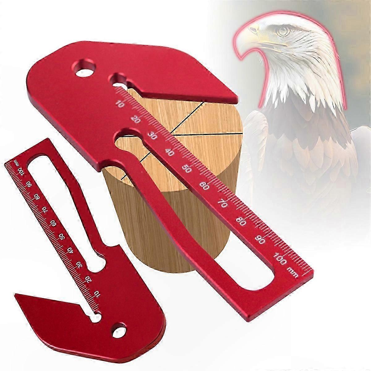 Aluminum Alloy Center Scribe for Woodworking Square Tool