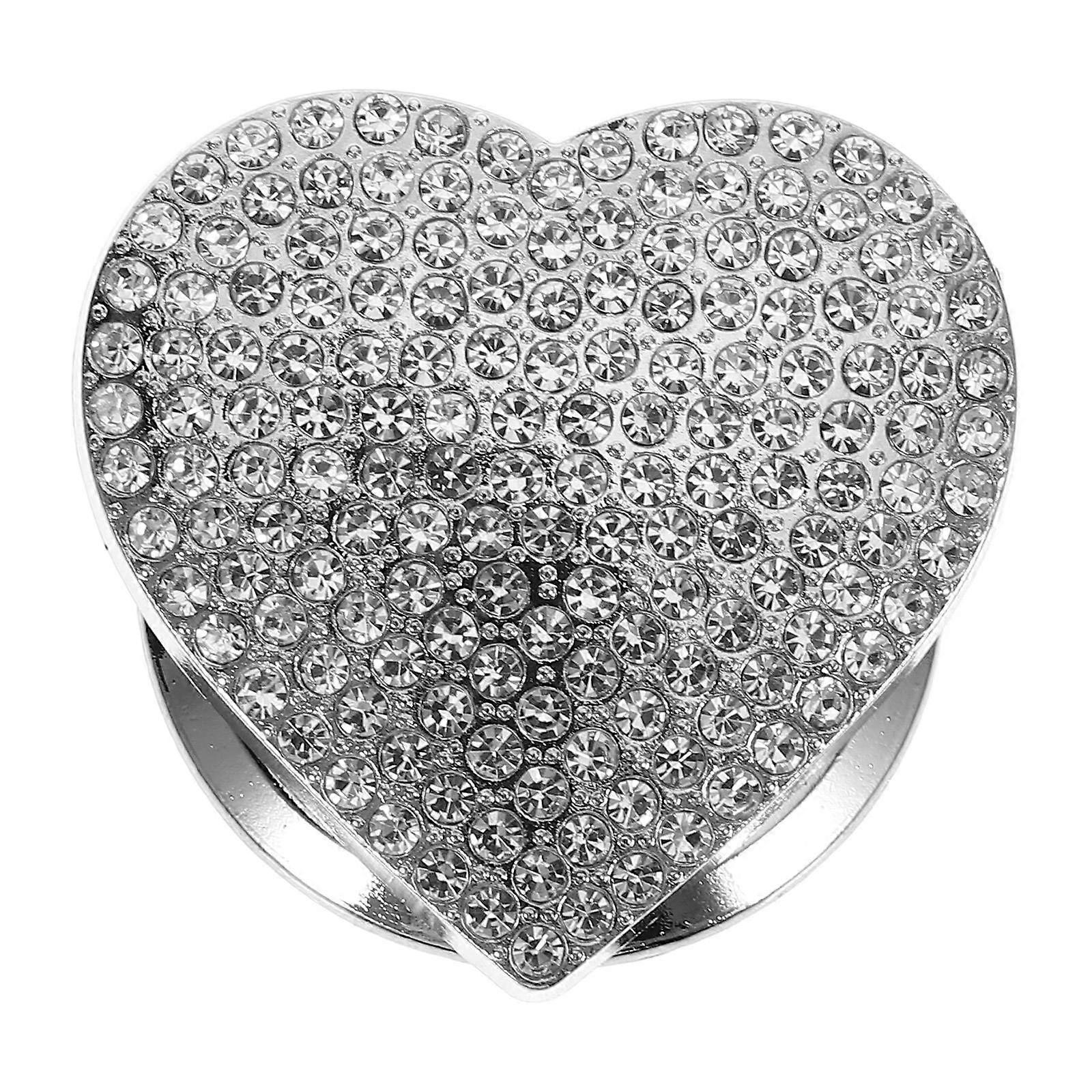 Push to Start Button Cover for Car Interior with Decorative Rhinestones