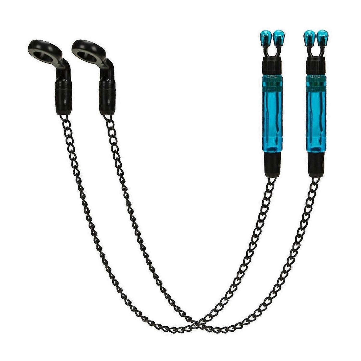 2pcs Bite Alarms Carp for Fishing Alarm Indicator Blue