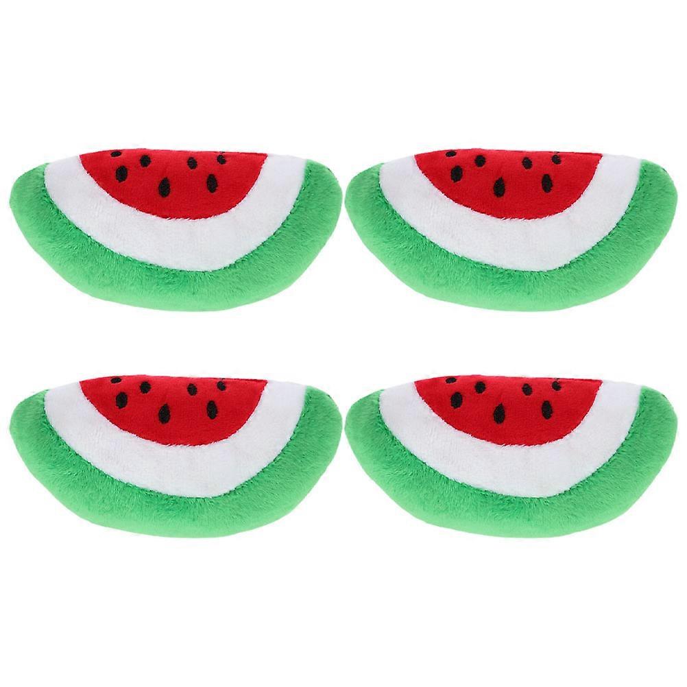 Squeaky Dog Toy Watermelon Plush Chewing Toy for Dog 20Pcs Set