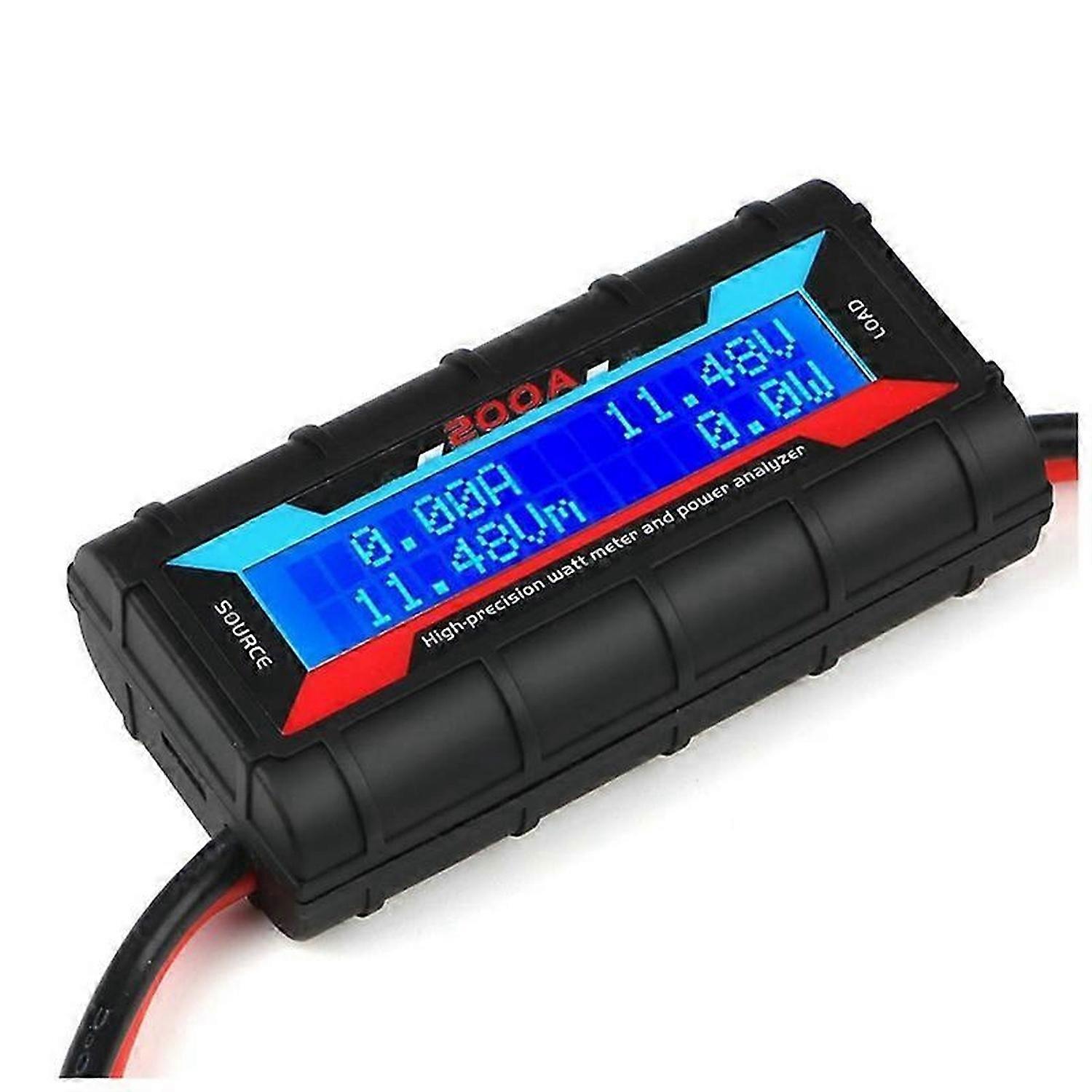 200A High Precision Power Analyzer Watt Meter Battery Consumption Performance Monitor with LCD Backl