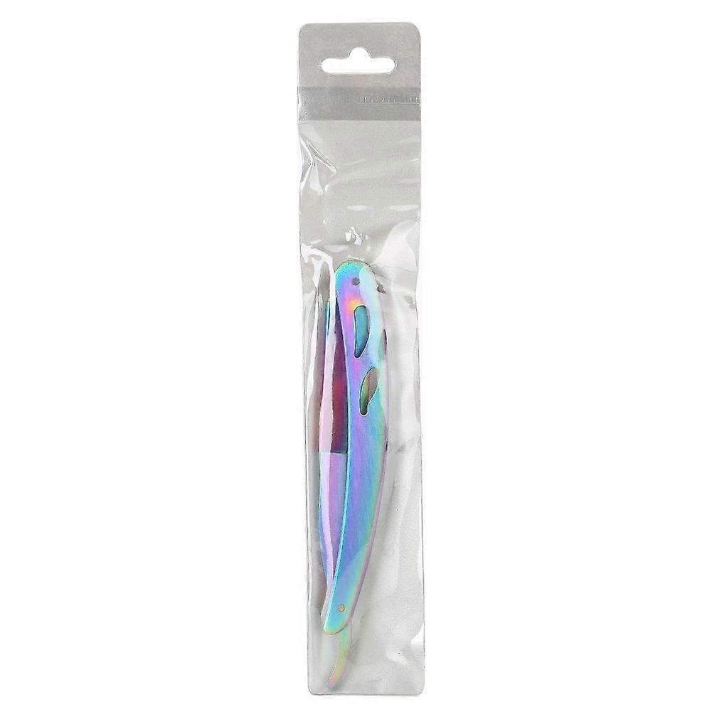 Manual Shaving Blade Holder Folding Beard Eyebrow Shaving Knife Rack